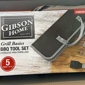 Gibson home grill basics barbecue tool set